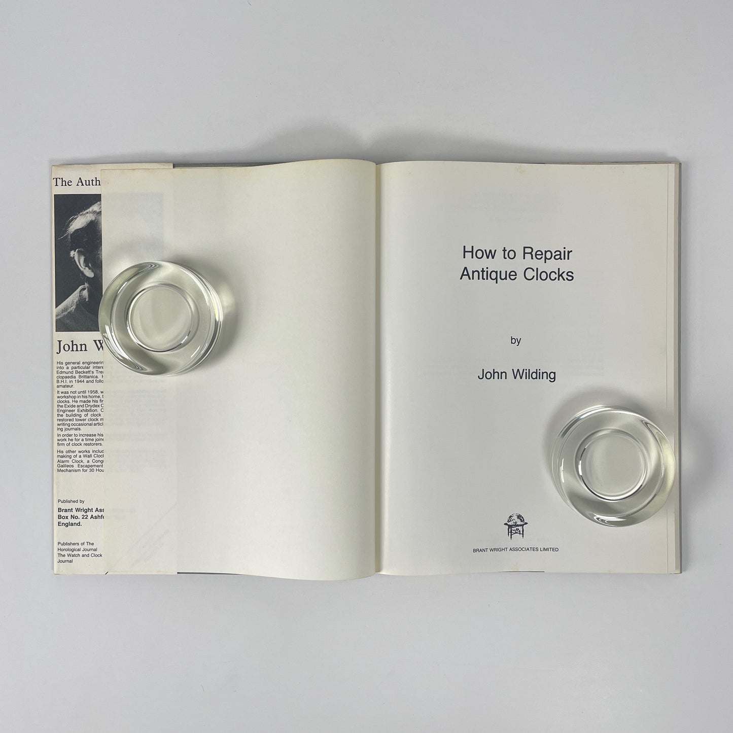 How To Repair Antique Clocks; Wilding, John