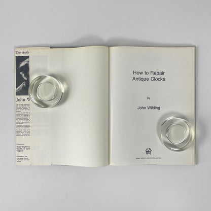 How To Repair Antique Clocks; Wilding, John