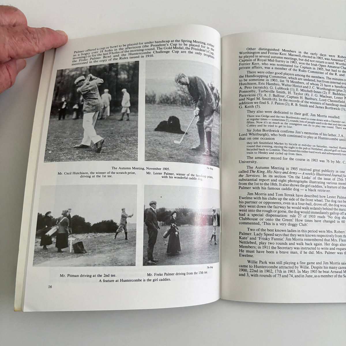 Huntercombe Golf Club 1900 - 1983; Adams, John