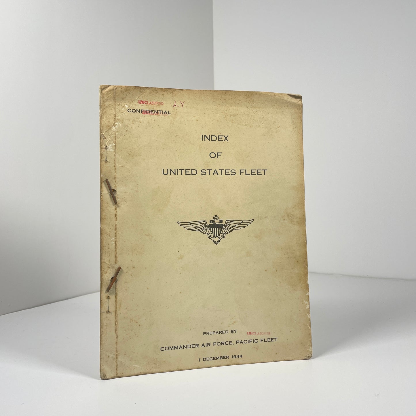 Index Of United States Fleet - Confidential - 1 December 1944; Murray, G.D