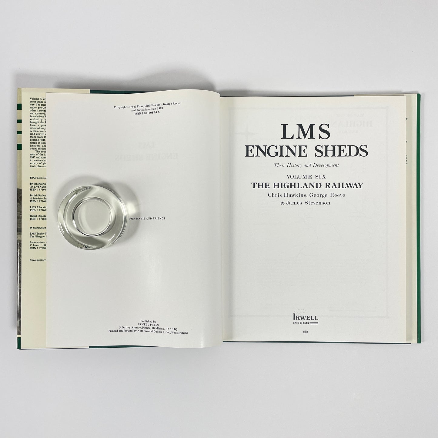 LMS Engine Sheds, Volume 6, The Highland Railway; Hawkins; Reeve; Stevenson