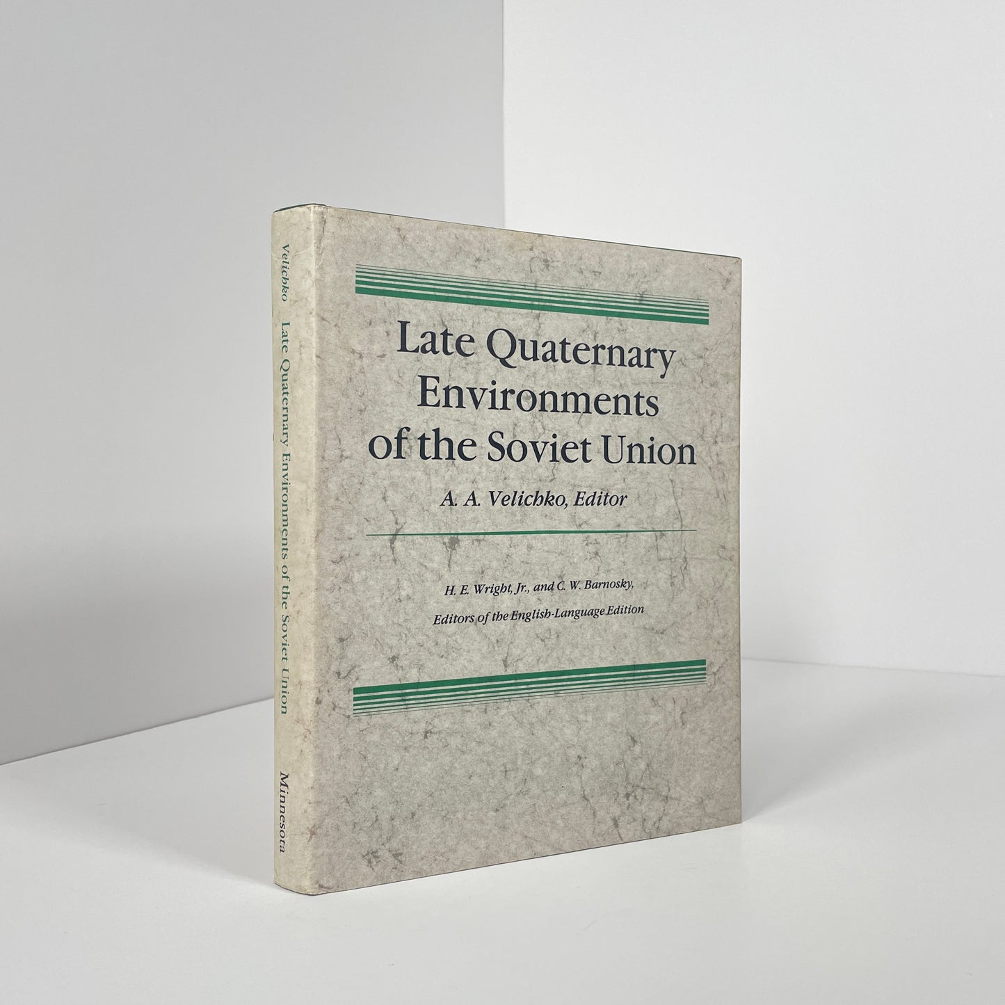 Late Quaternary Environments Of The Soviet Union; Velichko, A A