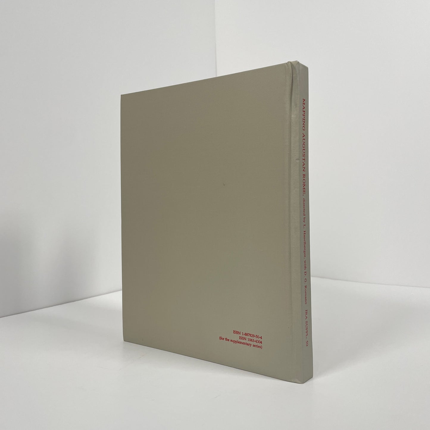 Mapping Augustan Rome, Journal Of Roman Archaeology Supplementary Series Number Fifty; Haselberger, Lothar; Romano, David Gilman; Dumser, Elisha Ann