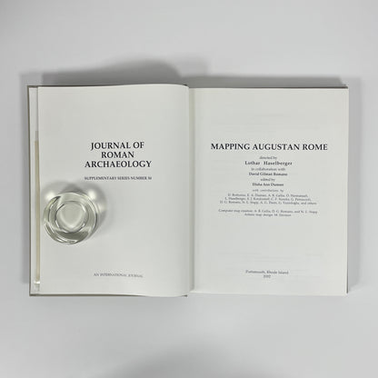 Mapping Augustan Rome, Journal Of Roman Archaeology Supplementary Series Number Fifty; Haselberger, Lothar; Romano, David Gilman; Dumser, Elisha Ann