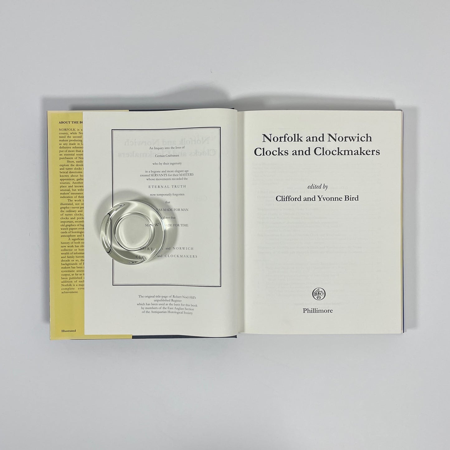 Norfolk & Norwich Clocks & Clockmakers; Bird, Clifford; Yvonne, Bird