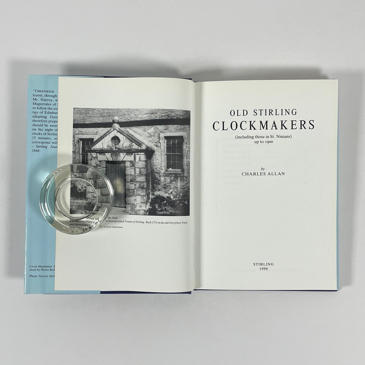 Old Stirling Clockmakers; Allan, Charles