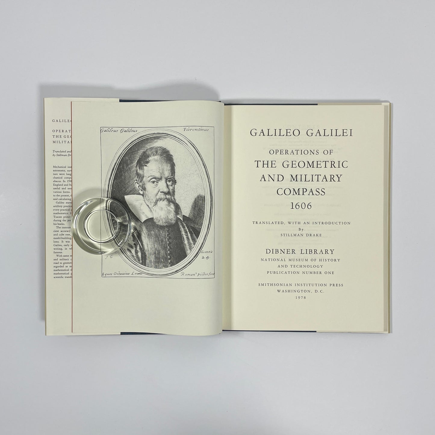 Galileo Galilei, Operations Of The Geometric And Military Compass 1606; Drake, Stillman