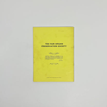 Organs, Rides And Engines On Parade, Volume 2; The Fair Organ Preservation Society