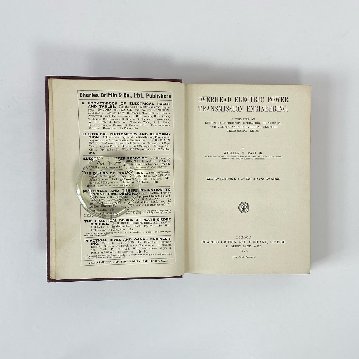 Overhead Electric Power Transmission Engineering; Taylor, William T