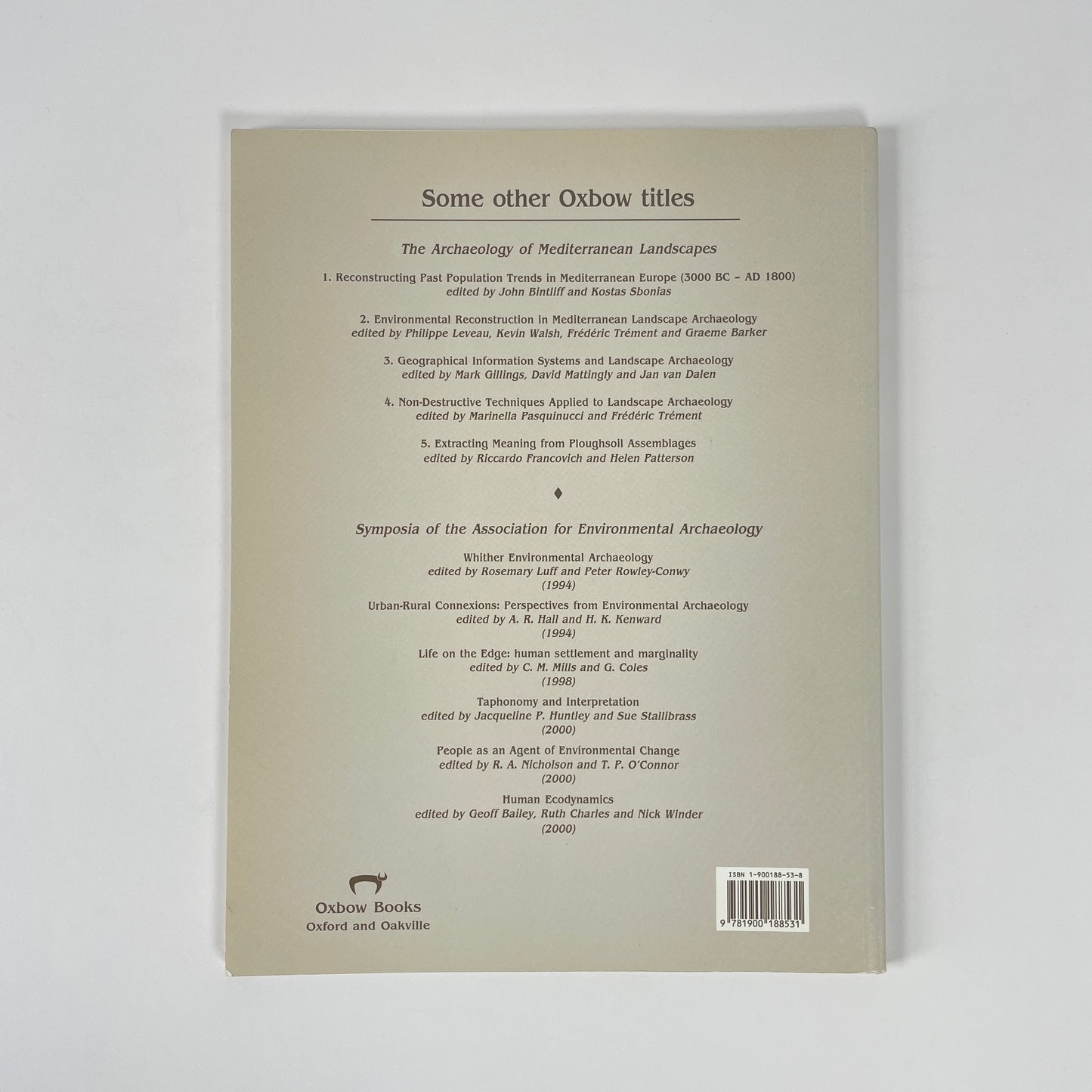 Palaeodiet In The Aegean, Wiener Laboratory Monograph 1; Vaughan, Sarah; Coulson, William