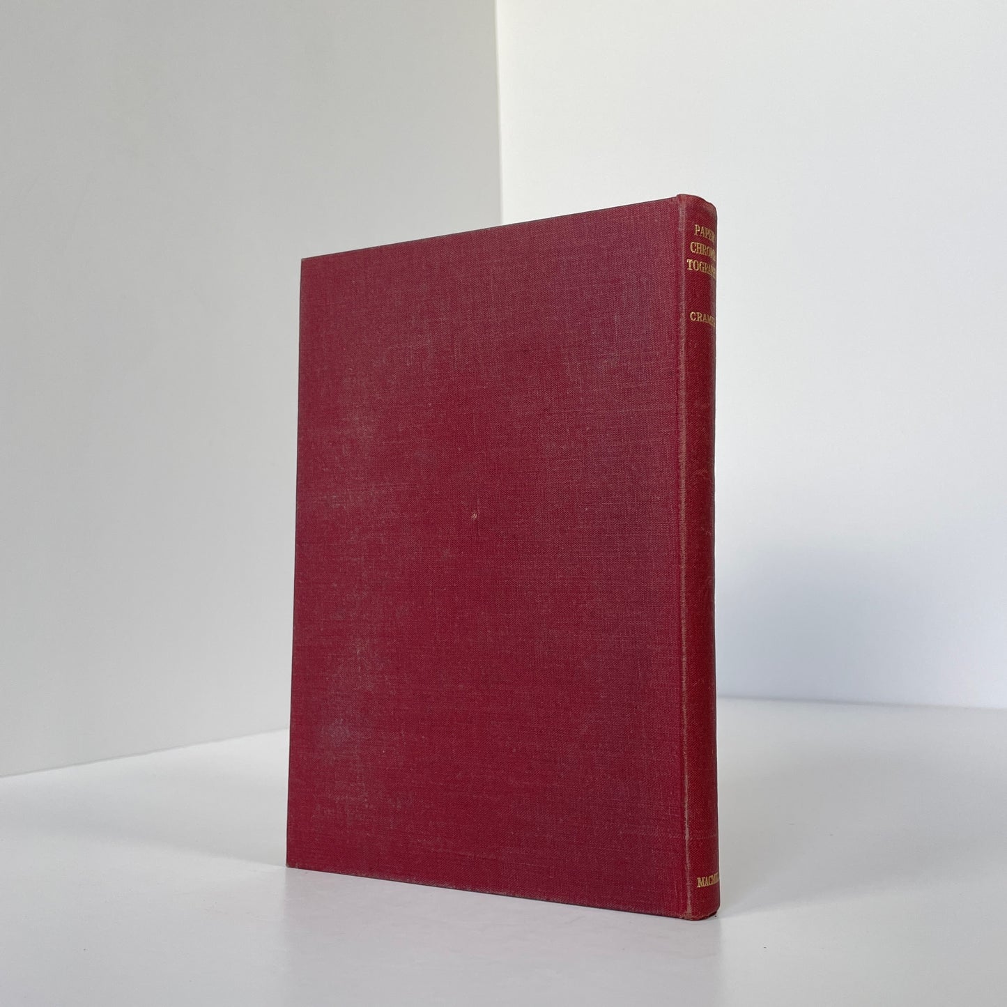 Paper Chromatography; Cramer, Dr Friedrich