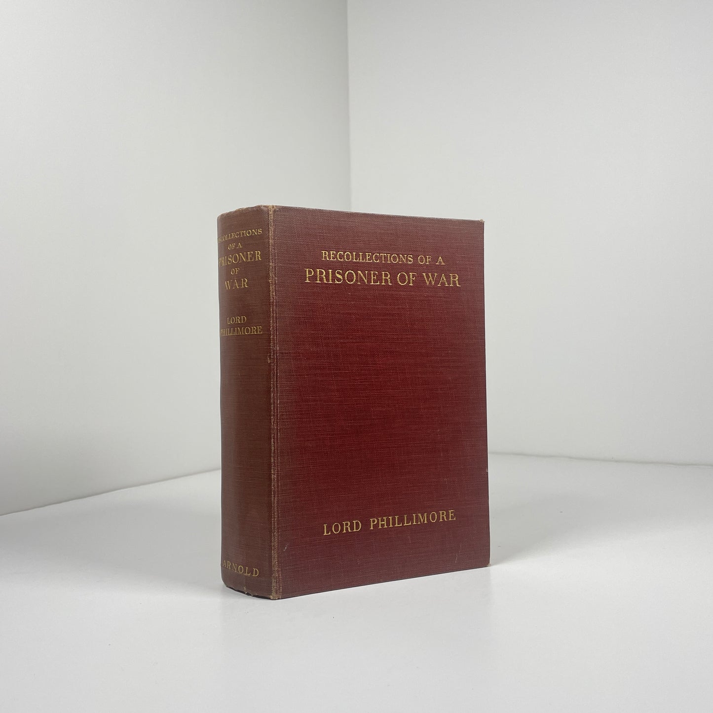 Recollections Of A Prisoner Of War; Philimore, M.C, Lord