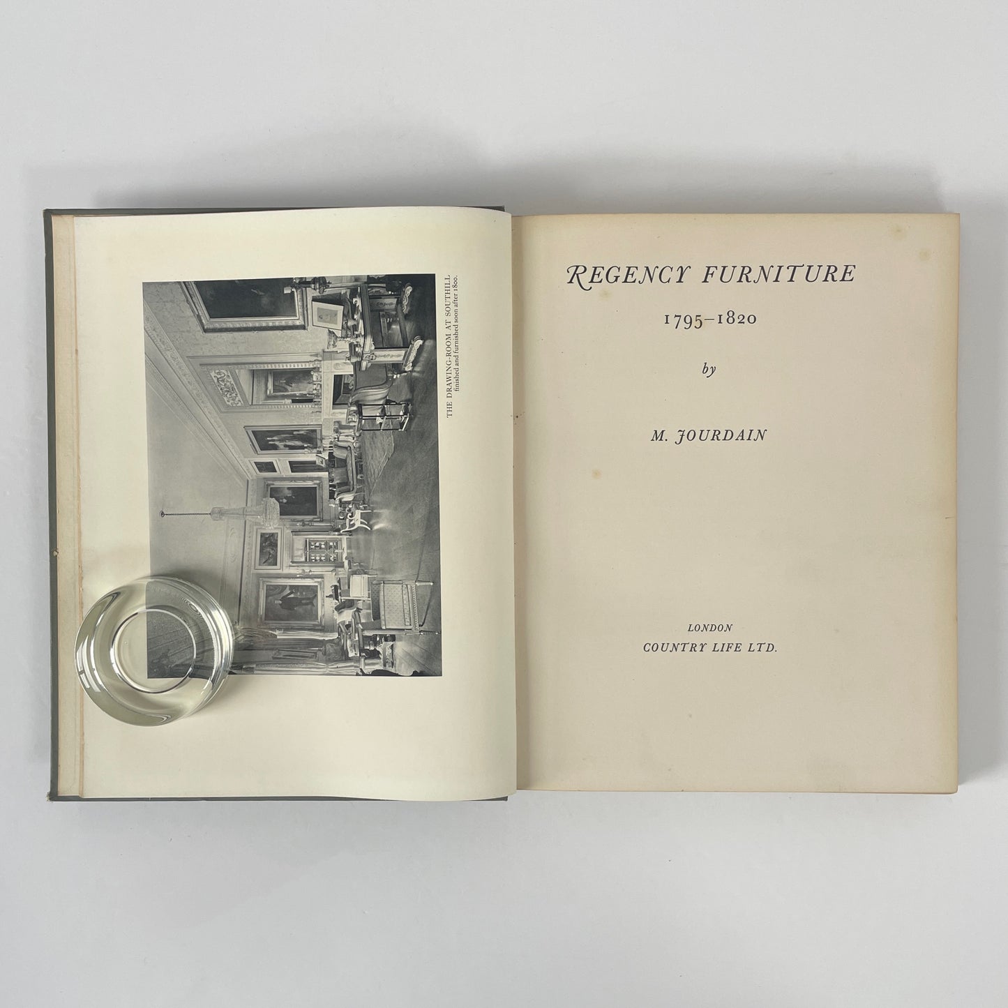 Regency Furniture 1795-1820; Jourdain, M