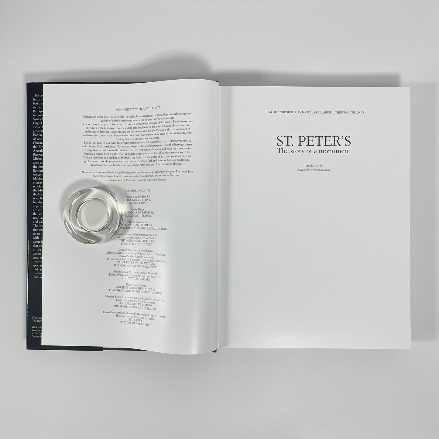 Saint Peter's, The Story Of A Monument; Brandenburg, Hugo; Ballardini, Antonella; Thoenes, Christof