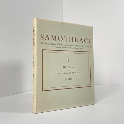 Samothrace 3, The Hieron, Plates; Lehmann, Phyllis Williams