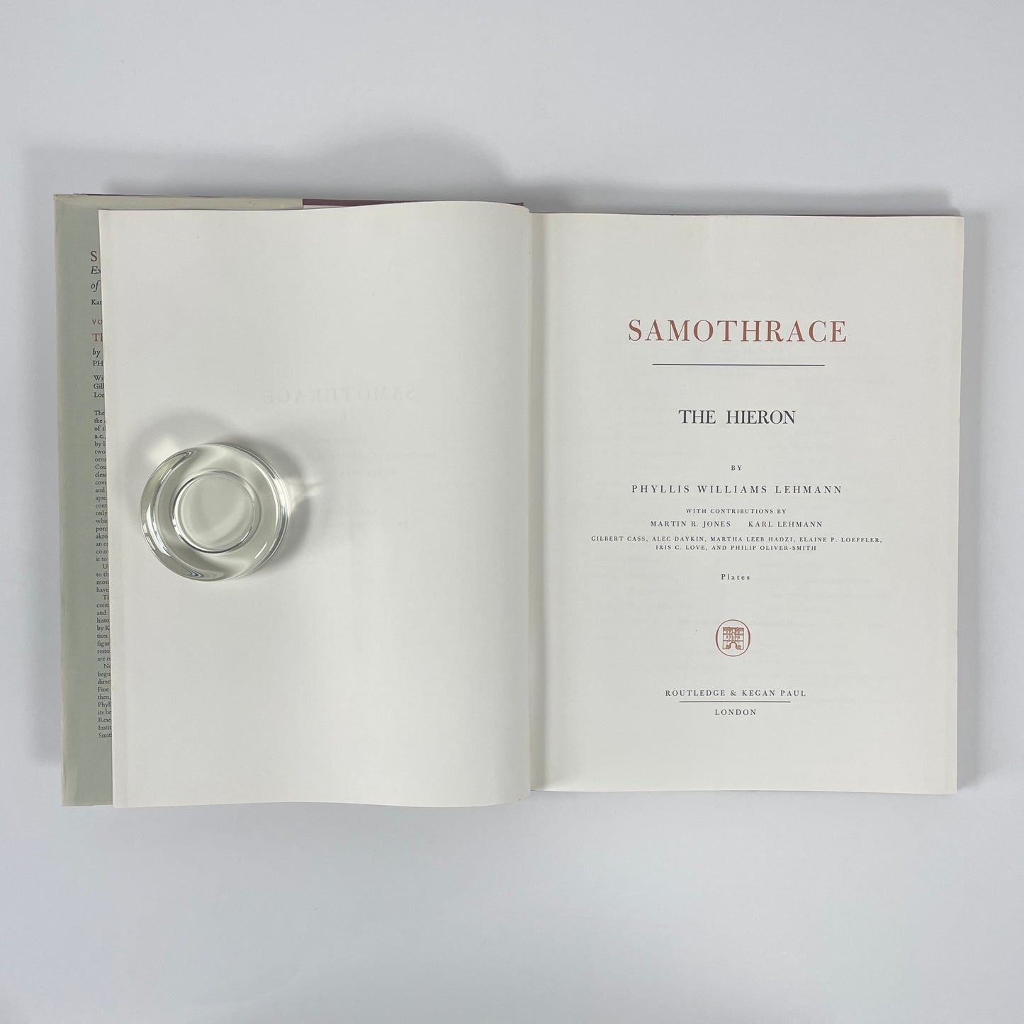 Samothrace 3, The Hieron, Plates; Lehmann, Phyllis Williams