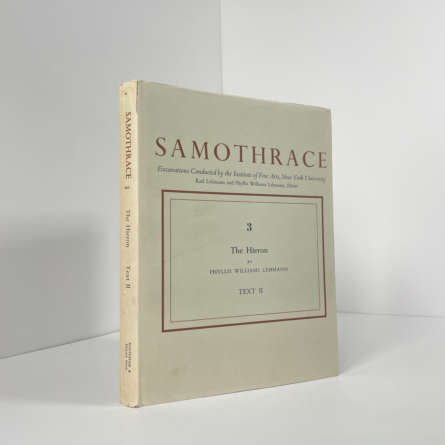 Samothrace 3, The Hieron, Text II; Lehmann, Phyllis Williams