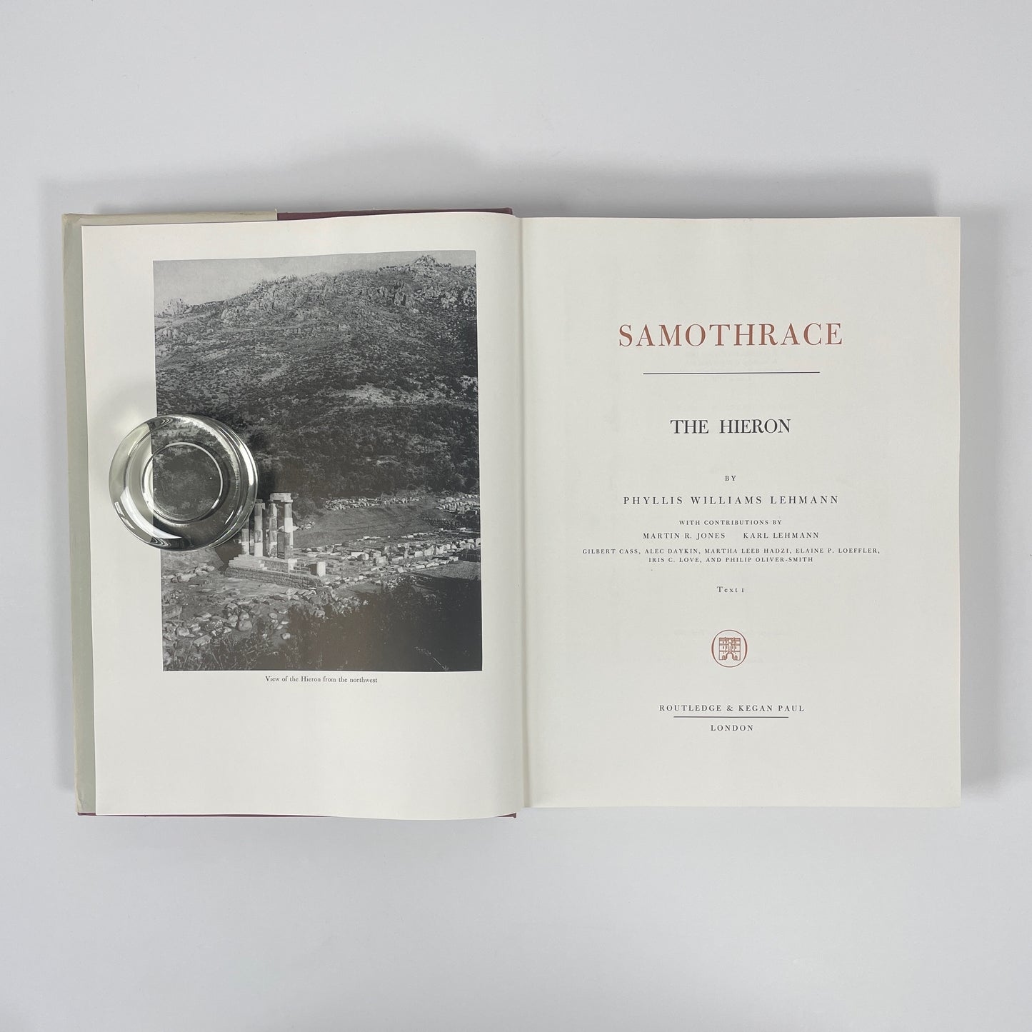 Samothrace 3, The Hieron, Text I; Lehmann, Phyllis Williams