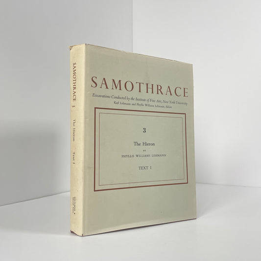 Samothrace 3, The Hieron, Text I; Lehmann, Phyllis Williams