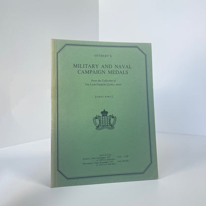 Sotheby's Military And Naval Campaign Medal Catalogues x2 of Charles Lovell, M.B.E; Sotheby's