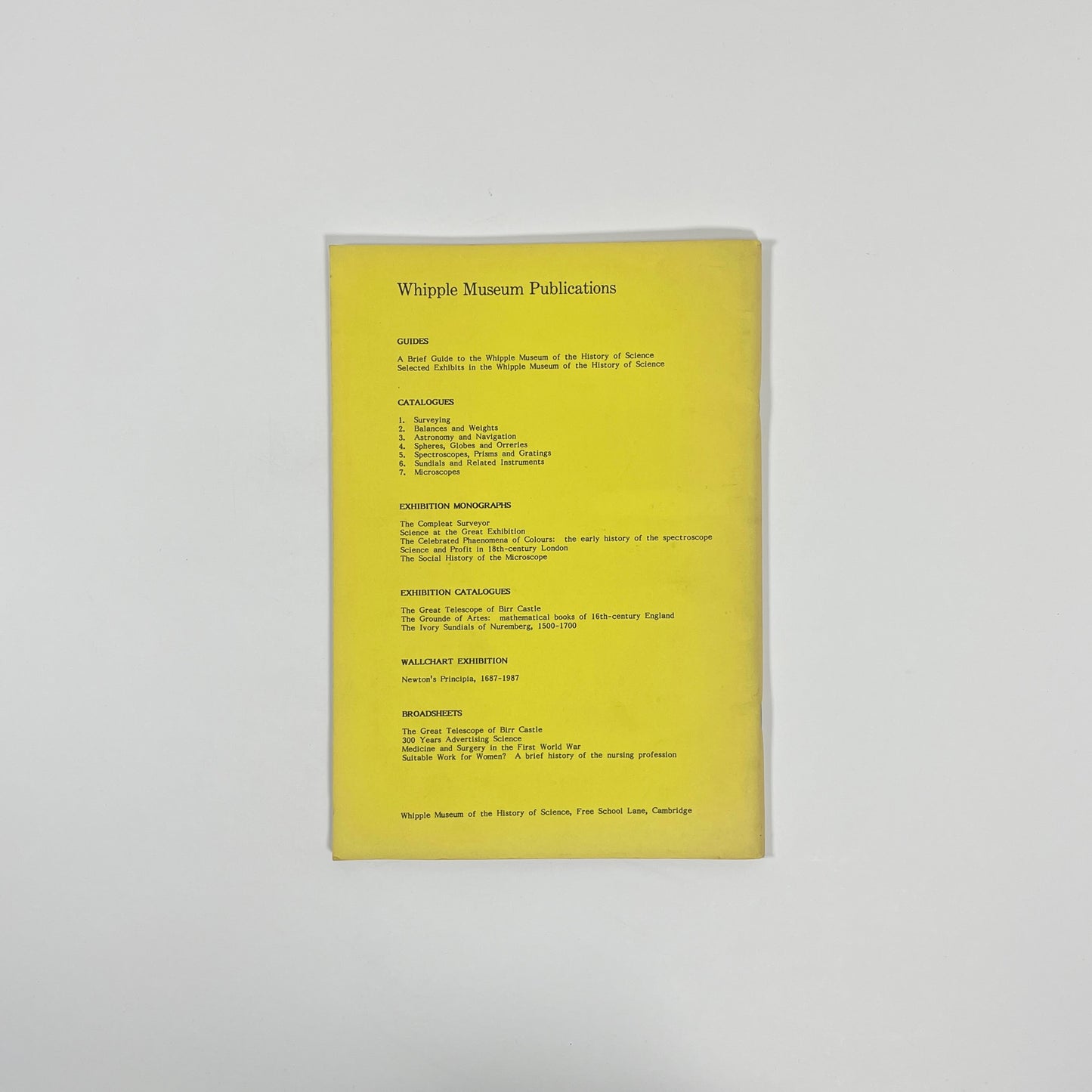 Sundials And Related Instruments, The Whipple Museum Of The History Of Science Catalogue 6; Bryden, David J