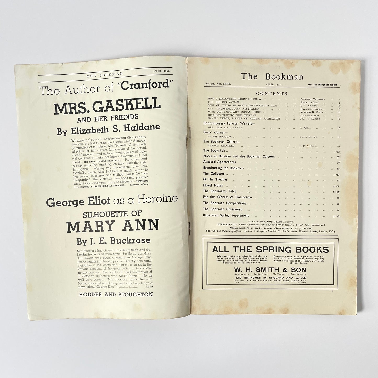 The April Bookman Special Spring Number 1931