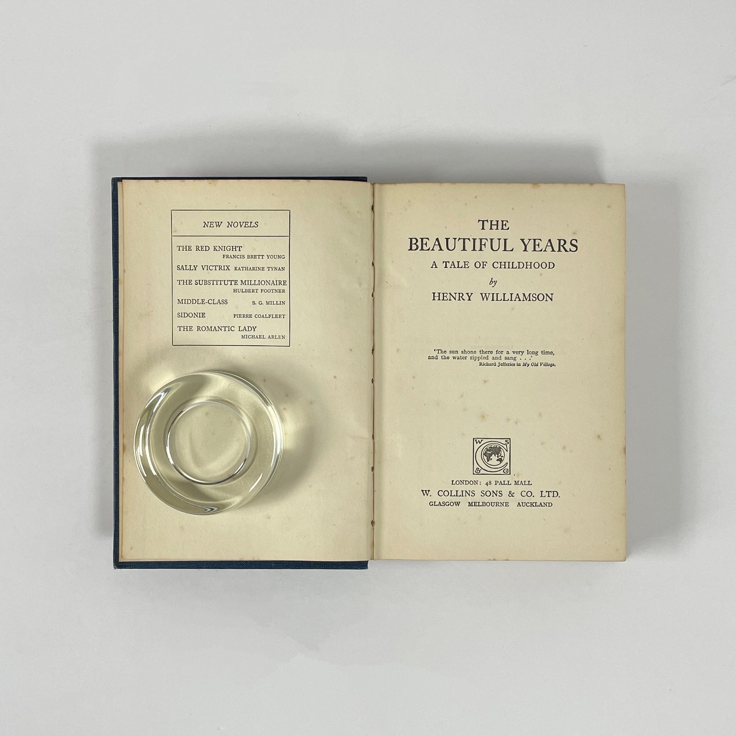 The Beautiful Years, A Tale Of Childhood; Williamson, Henry