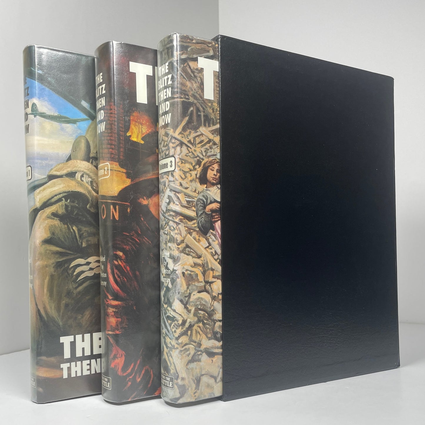 The Blitz Then And Now 3 Volume Set in Slipcase; Ramsey, Winston G.