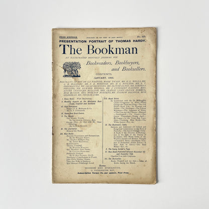 The Bookman January 1900, No 100