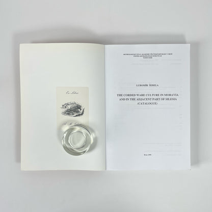 The Corded Ware Culture In Moravia And In The Adjacent Part Of Silesia; Sebela, Lubomir