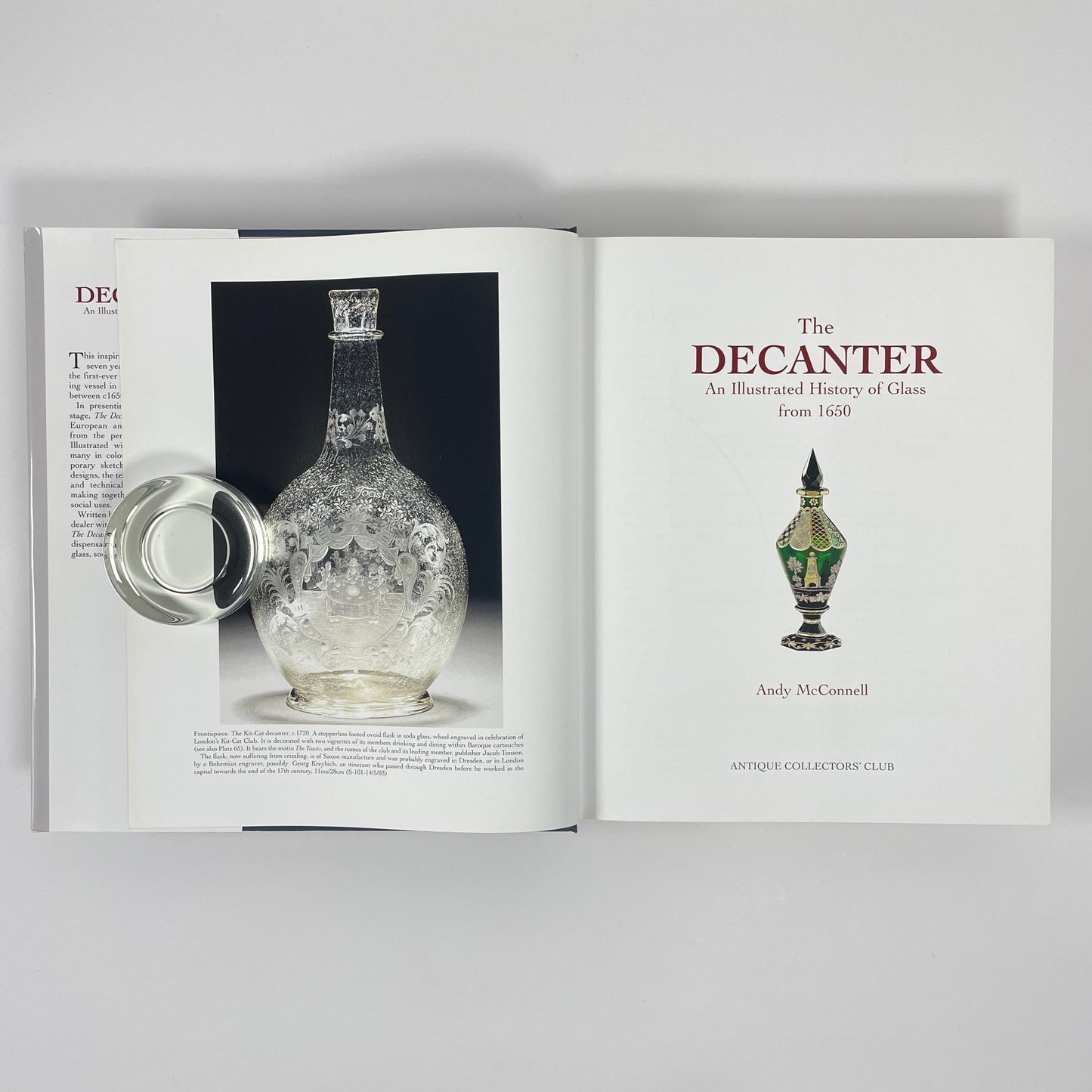 The Decanter, An Illustrated History Of Glass From 1650; McConnell, Andy