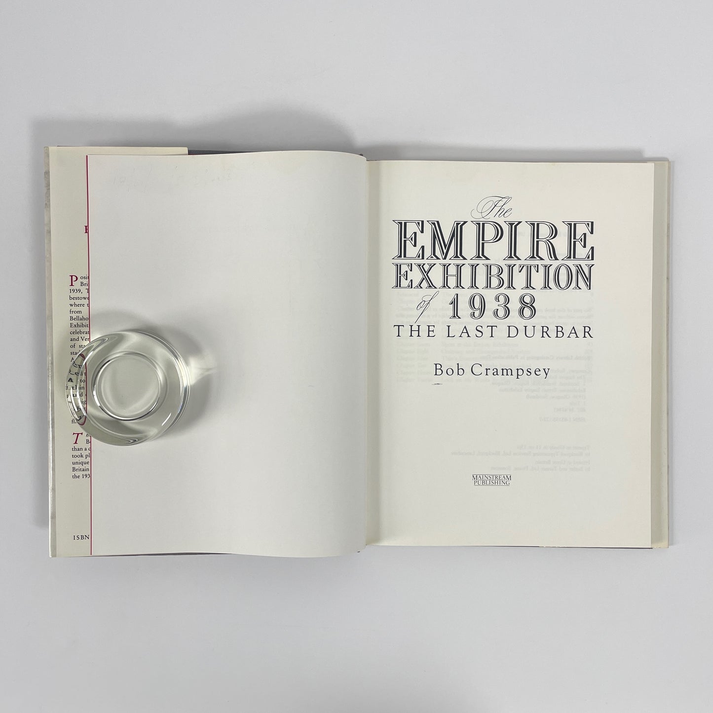 The Empire Exhibition Of 1938, The Last Durbar; Crampsey, Bob