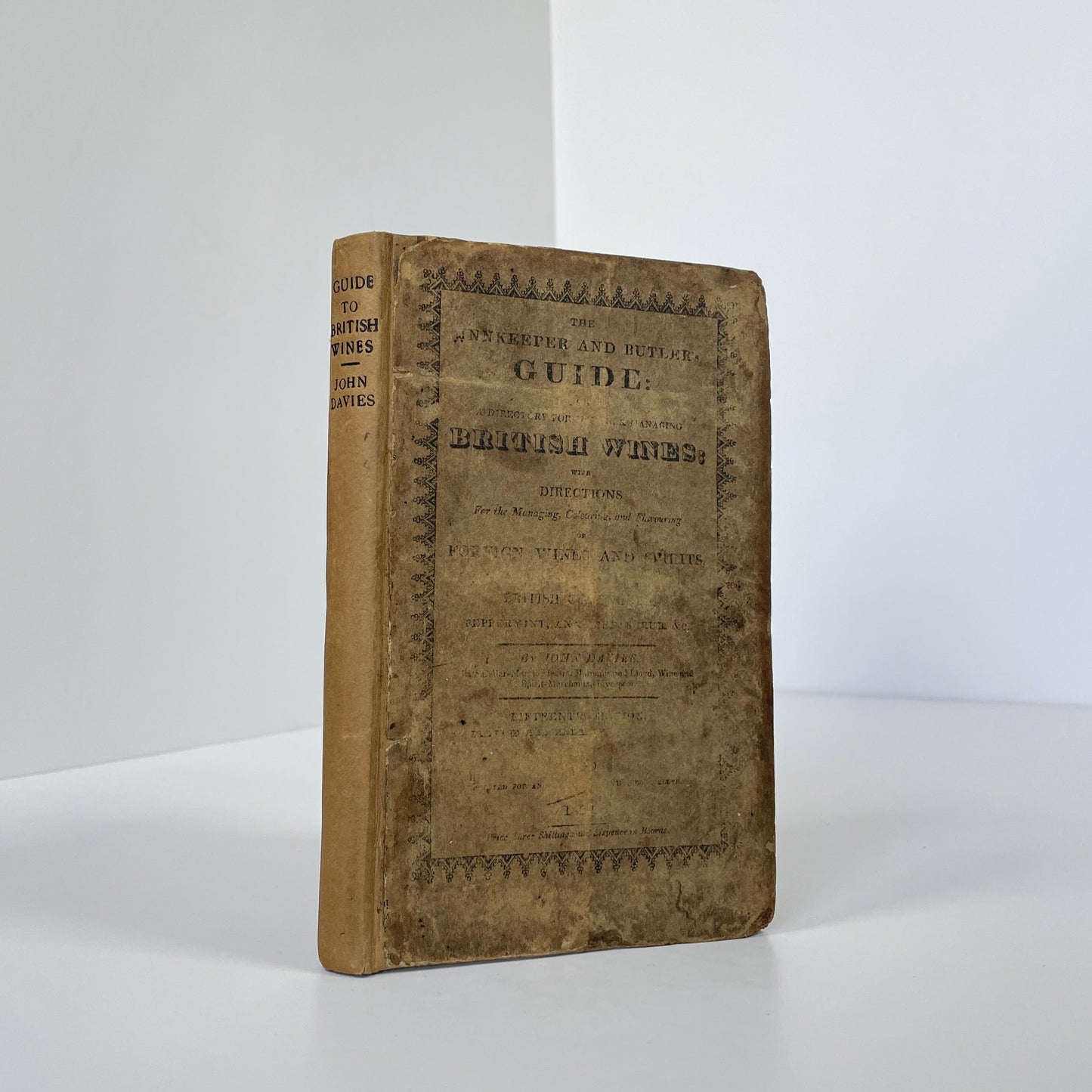 The Innkeeper And Butlers Guide To British Wines; Davies, John