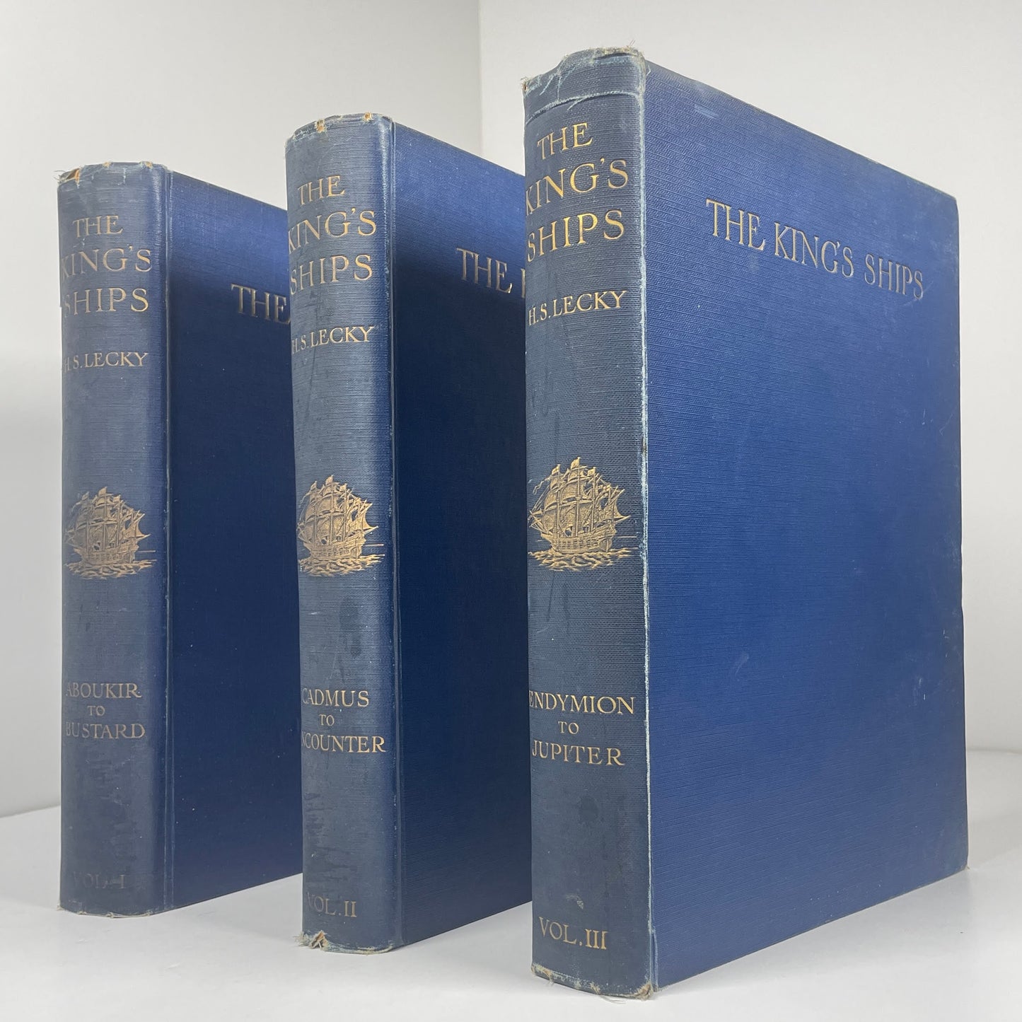 The King's Ships 3 Volumes; Stirling Lecky, Halton
