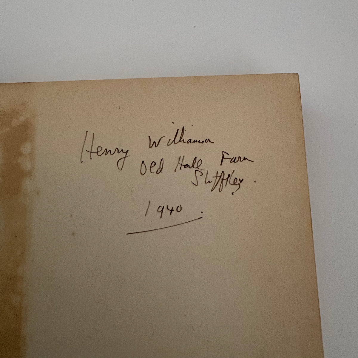 The Medieval Fenland, Signed by Henry Williamson; Darby, H C