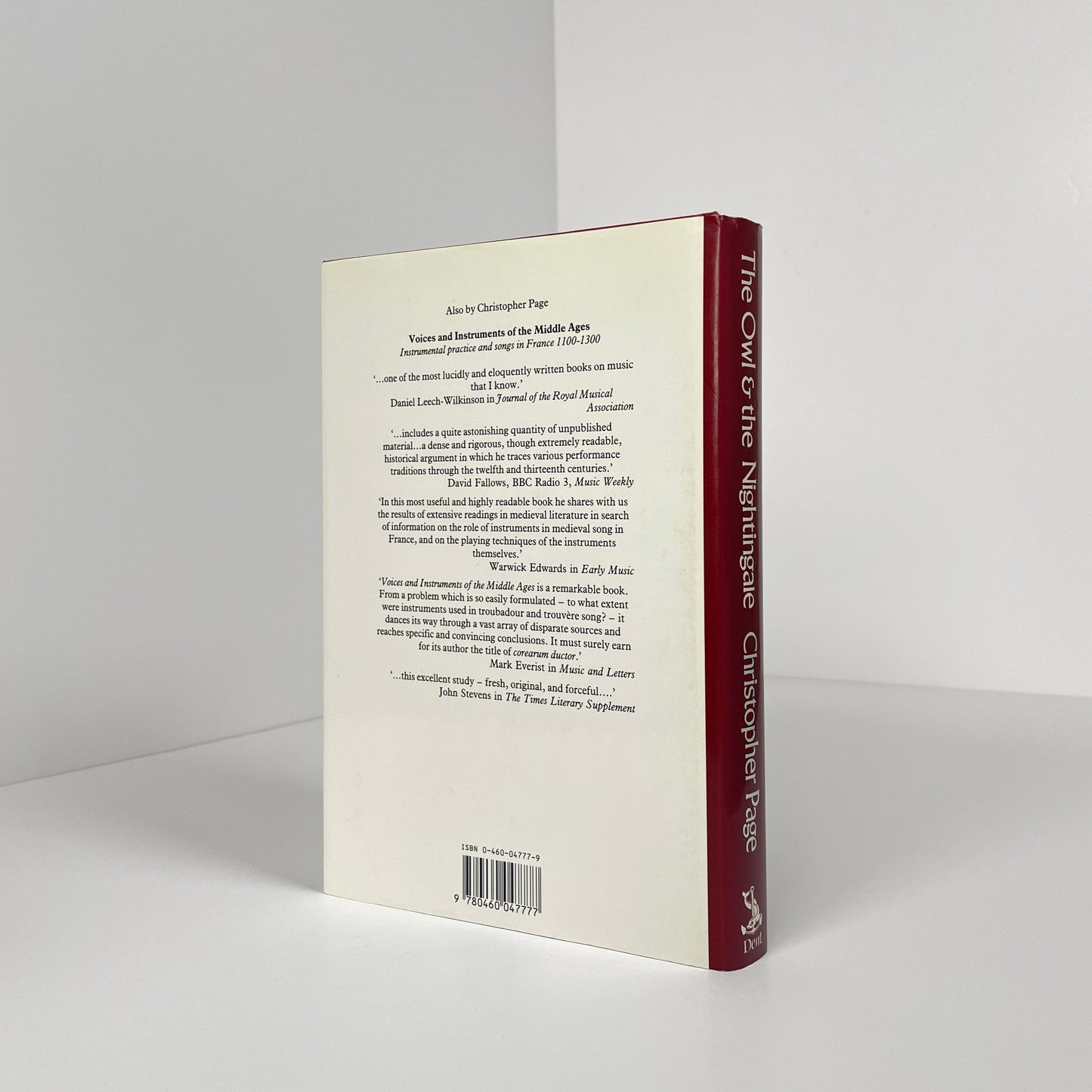 The Owl & The Nightingale, Musical Life & Ideas In France 1100-1300; Page, C