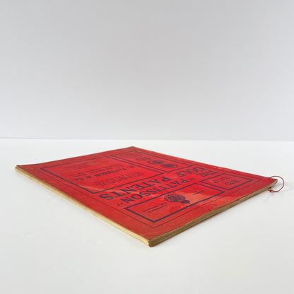 The Pattisson Golf Patents, Catalogue Of Equipment; Pattisson & Co