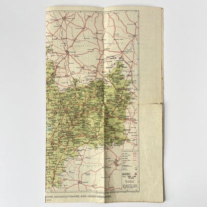 The RAC No 15 County Road Map & Gazetteer Gloucestershire, Monmouth & Hereford