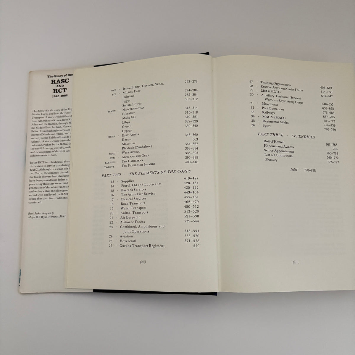 The Story Of The RASC And RCT 1945 - 1982; Sutton OBE, Editor in Chief Brigadier D.J.