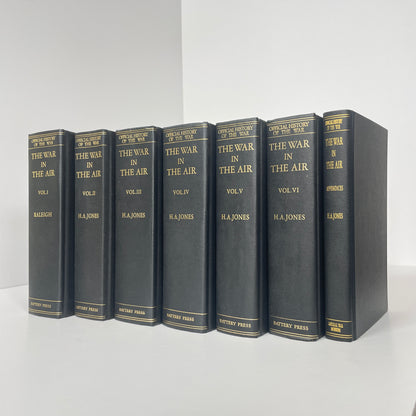 The War In The Air Seven Volumes, Including Appendices; Raleigh, Walter; Jones, H A