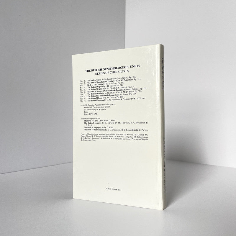 The Birds Of Sicily; Iapichino, Carmelo; Massa, Bruno