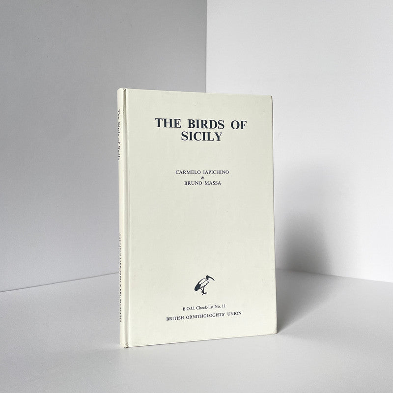 The Birds Of Sicily; Iapichino, Carmelo.; Massa, Bruno, Hardcover, Book