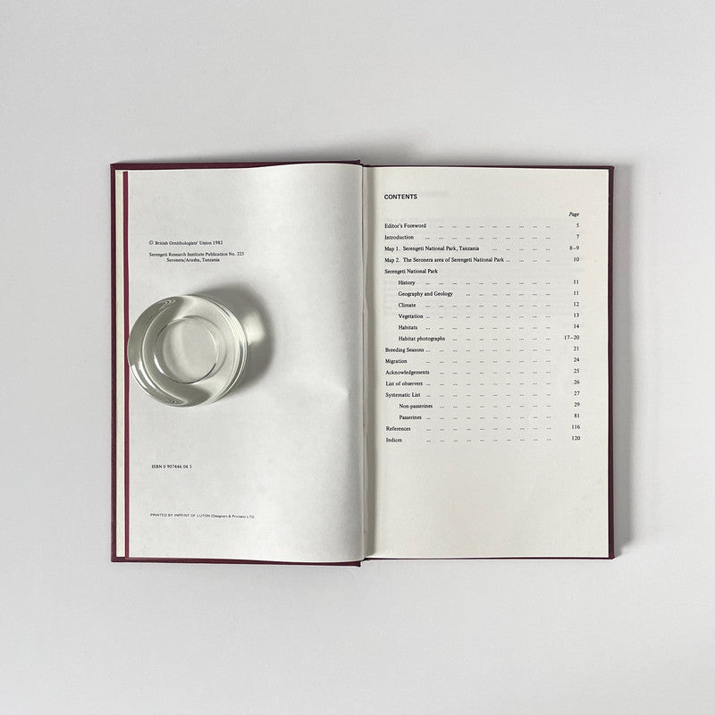 The Birds Of The Serengeti National Park Tanzania; Schmidl, Dieter