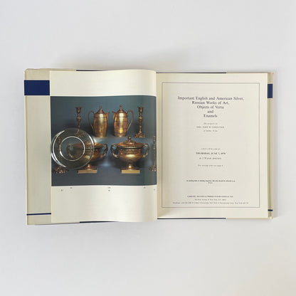 The Christner Collection, English And American Silver & Objects Of Vertu, Vol 1