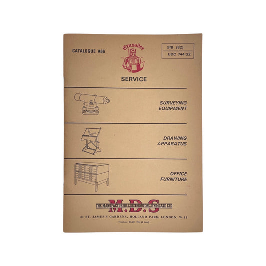 The Manufacturers & Distributors Syndicate Ltd Crusader Catalogue Autumn 1966