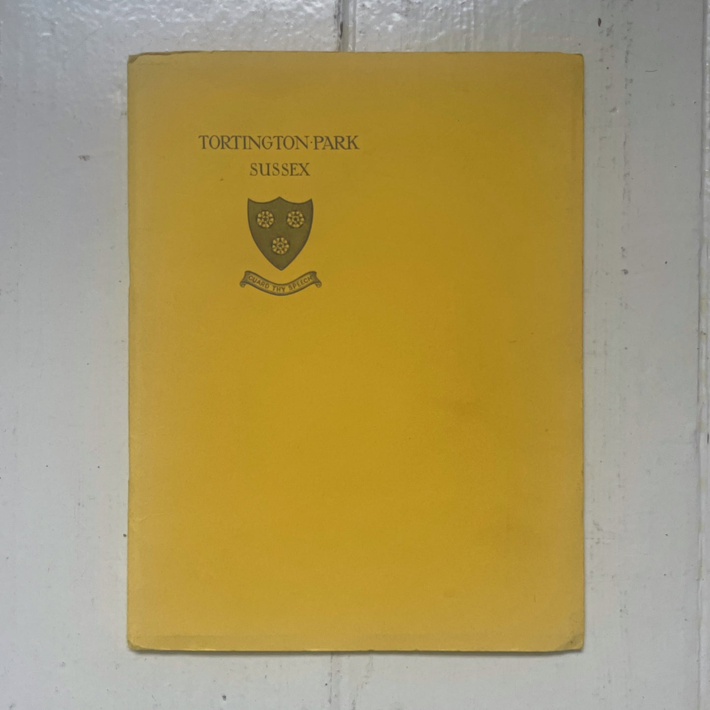 Tortington Park, Sussex; Tortington Park School Guidebook