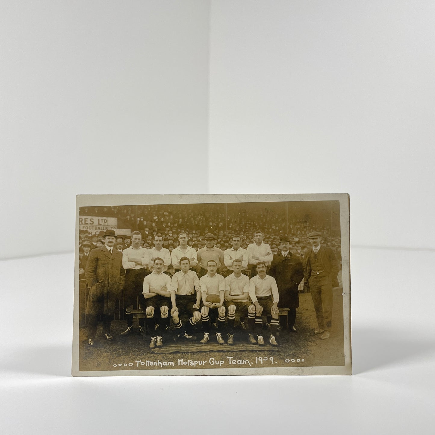 Tottenham Hotspur Cup Team 1909 Original Postcard