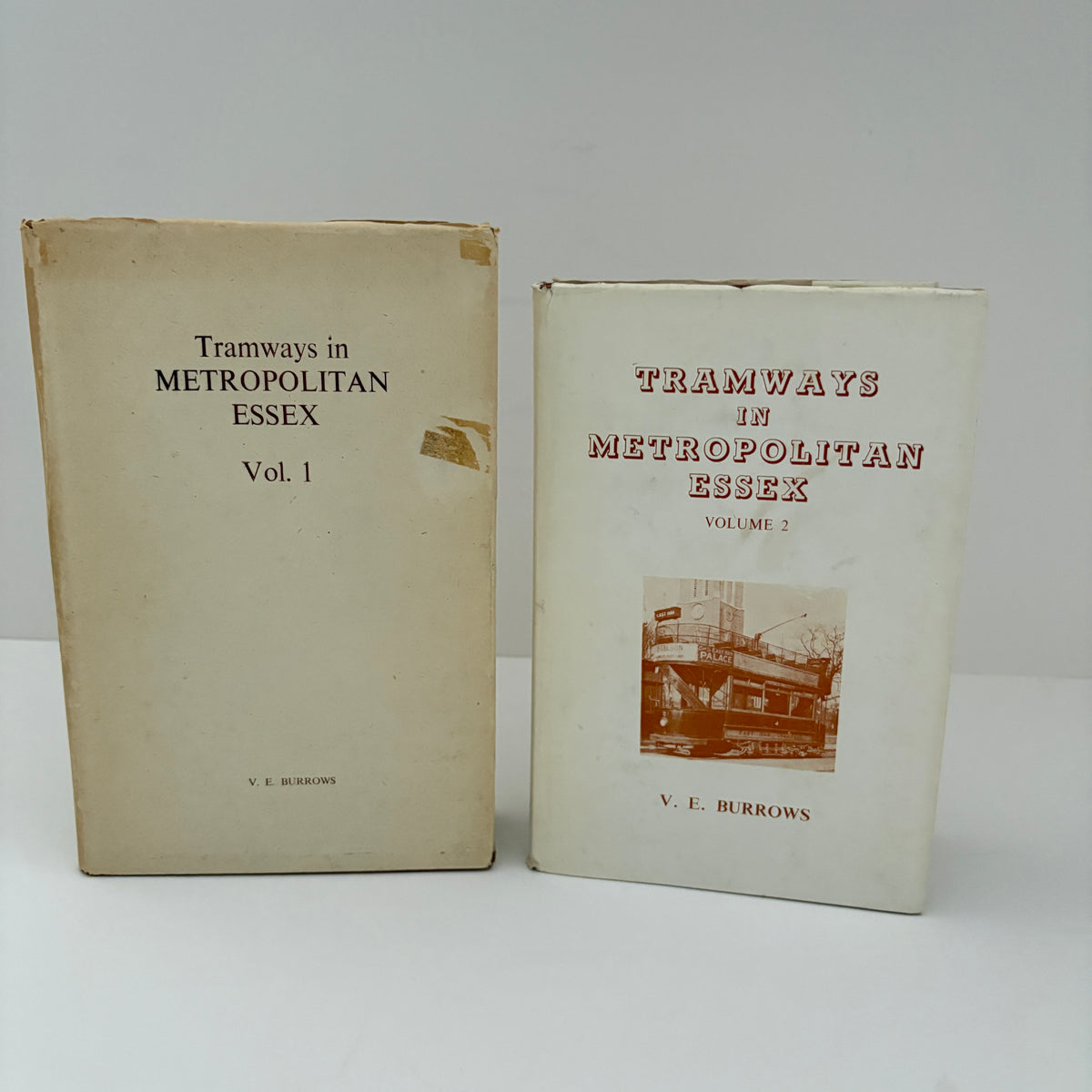 Tramways In Metropolitan Essex 2 Volume Set; Burrows, V.E