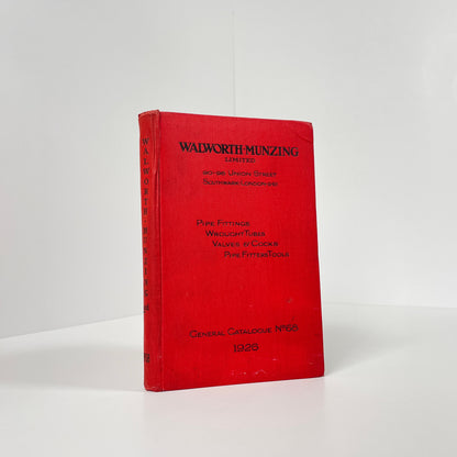 Walworth-Munzing Limited, General Catalogue No.68 1926; Walworth-Munzing Limited