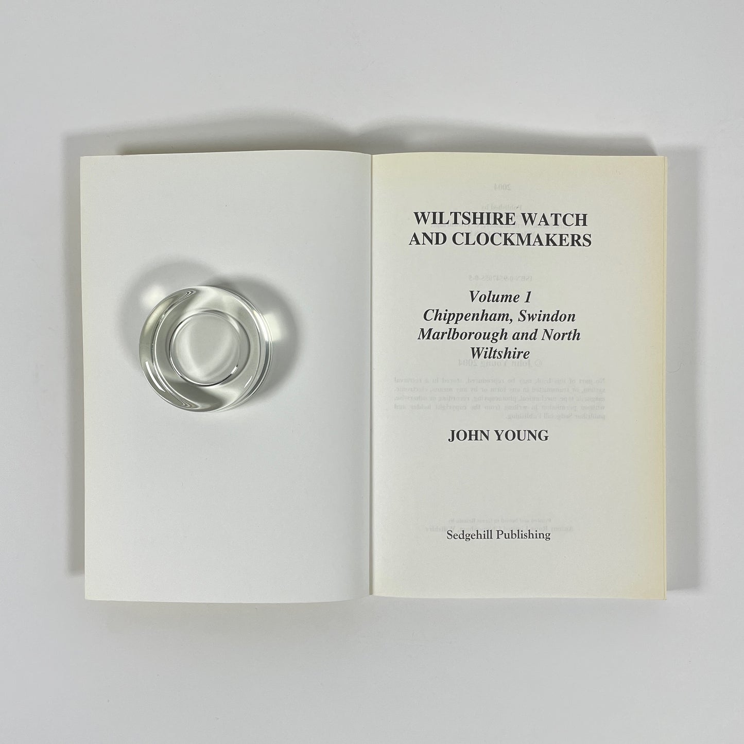 Wiltshire Watch And Clockmakers, Volumes 1 & 2; Young, John